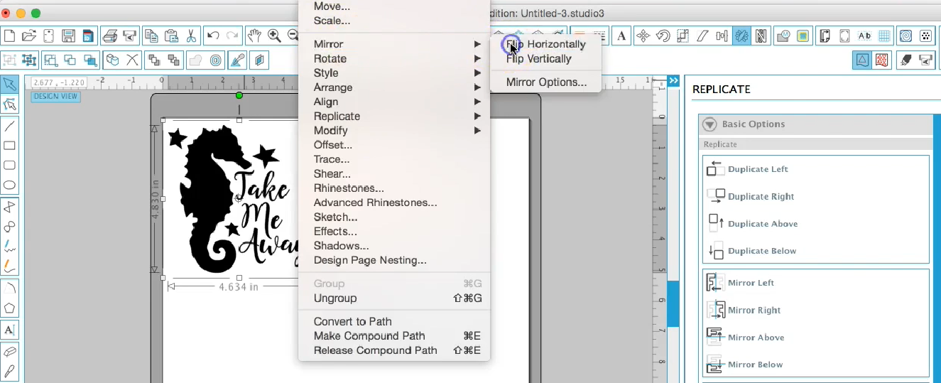 How to cut heat transfer vinyl with silhouette cameo 3